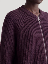Load image into Gallery viewer, Edited - Rae Cardigan - Aubergine