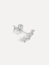 Load image into Gallery viewer, Les Soeurs - Louise Strass Leaves - Silver