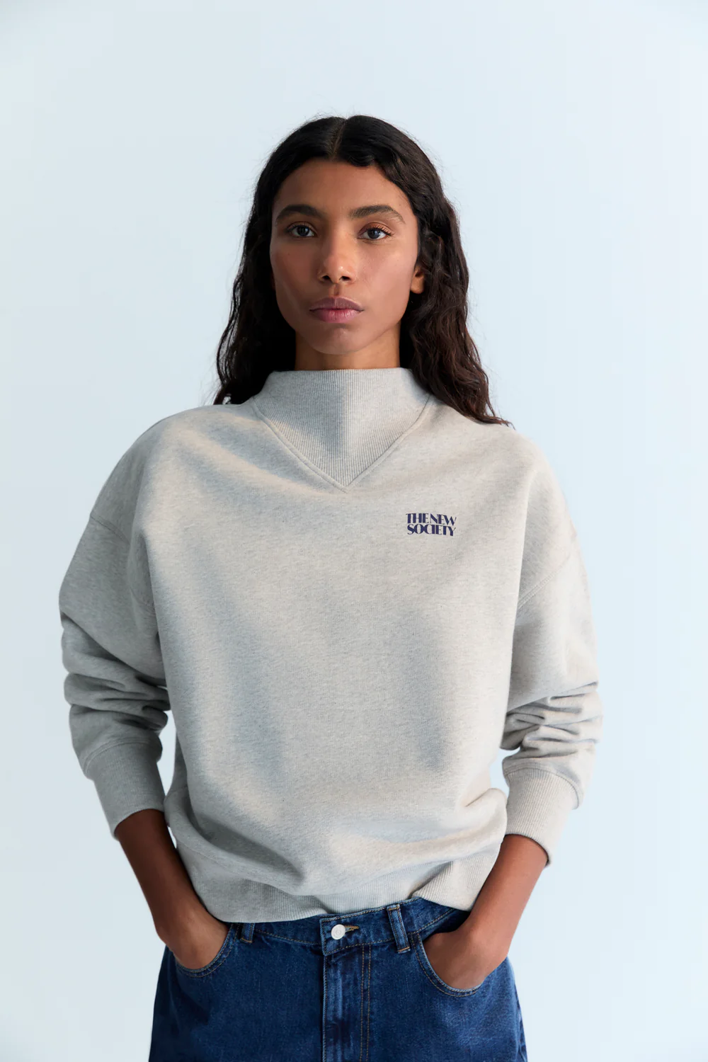 The New Society - Lola Sweater - Grijs
