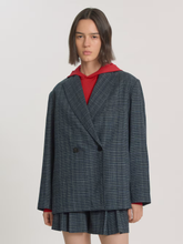 Load image into Gallery viewer, Edited - Camilo Blazer - Check Blauw