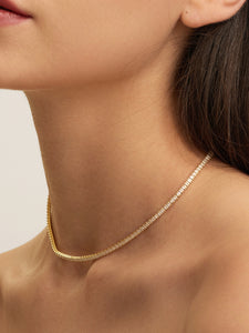 Les Soeurs - Novi Tennis Necklace - Gold