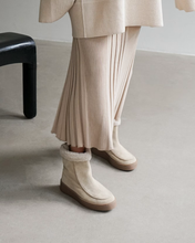 Load image into Gallery viewer, Flattered - Simone Suede Boots - Sand