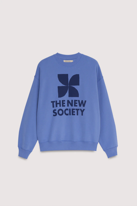 The New Society - Logo Sweater - Blauw