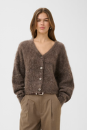 Gestuz - Debbie V-neck Cardigan - Chestnut