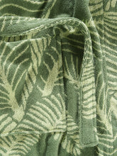 Load image into Gallery viewer, OAS - Terry Jacquard Robe - Banana Leaf