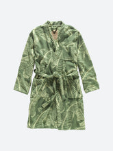 Load image into Gallery viewer, OAS - Terry Jacquard Robe - Banana Leaf
