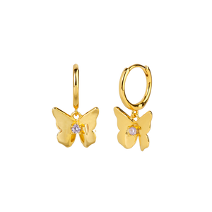 Aleyolé - Earring - Butterfly Gold
