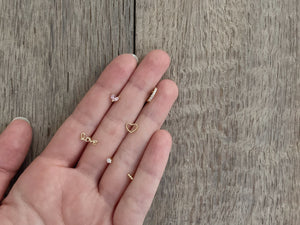 Les Soeurs - Jolie Dotted Heart - Gold