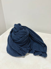 Load image into Gallery viewer, Wool Scarf - Navy
