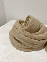 Load image into Gallery viewer, Wool Scarf - Beige